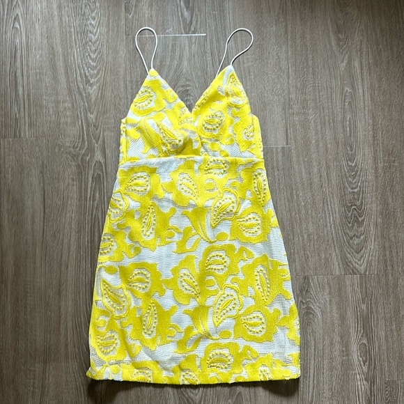 Maeve yellow open back dress - Picture 2 of 8